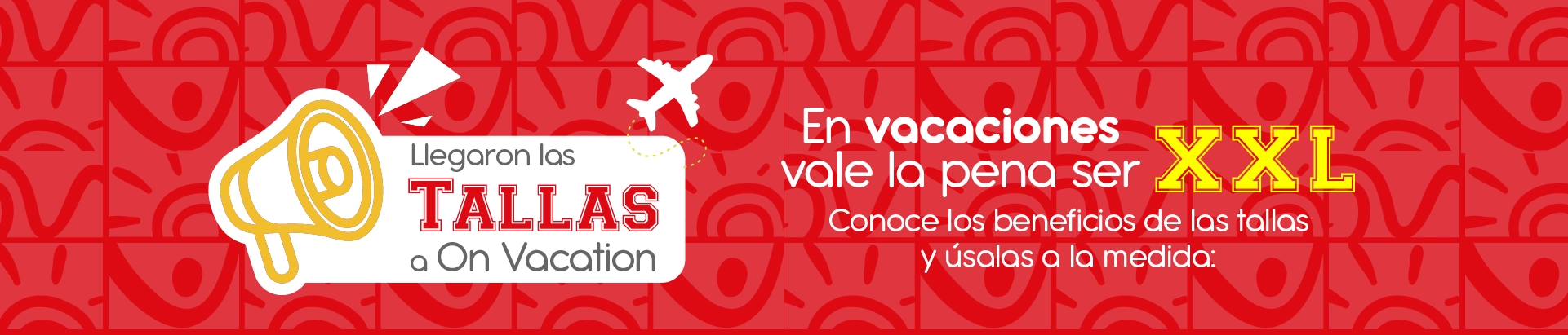 On Vacation Colombia | Tarifas por tallas