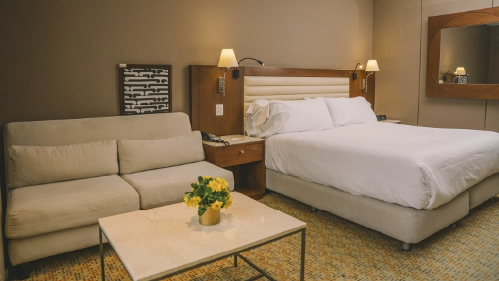 They have: Wifi, cable tv, telephone service, 24/7 assistance from the front desk.