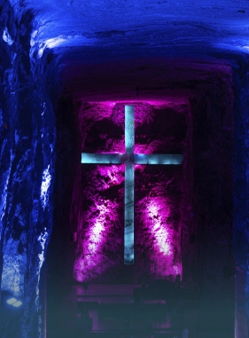 Built 200 meters underground, its walls are carved in salt, creating a mystical and unique atmosphere.                Salt Cathedral: