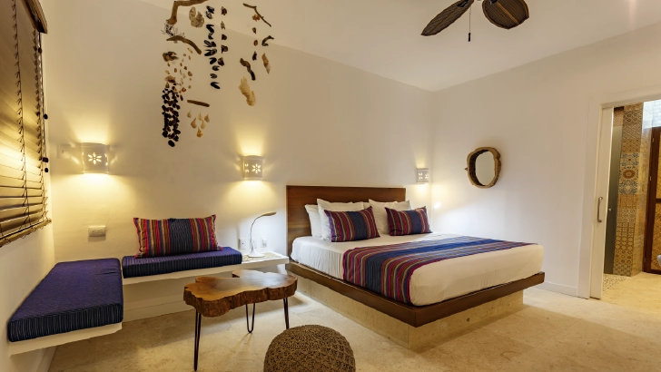 cuenta con una cama King  o dos camas dobles.
Est&aacute;ndar doble