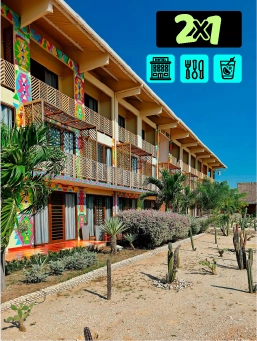 Hotel Wayira -Bloque- La Guajira &ndash; Blackdays 2x1 - Viajan 2, paga 1
!Lo Quiero!
reserva ahora y viaja entre el 14 de noviembre al 28 de diciembre de 2025 y Enero 12 al 30 de Abril de 2026.
Hotel Wayira -Bloque- La Guajira