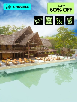 Hotel Amazon &ndash; Amazonas (Leticia) - Blackdays- antes $5.000.000 ahora por 2 personas desde $ 2.500.000
!Lo Quiero!
V&aacute;lido para viajar entre Noviembre 14 de 2025 y Marzo 26 de 2026. (No aplica 20 Dic 2025 a 15 Ene 2026, ni festivos 2026)
Hotel Amazon &ndash; Amazonas (Leticia)